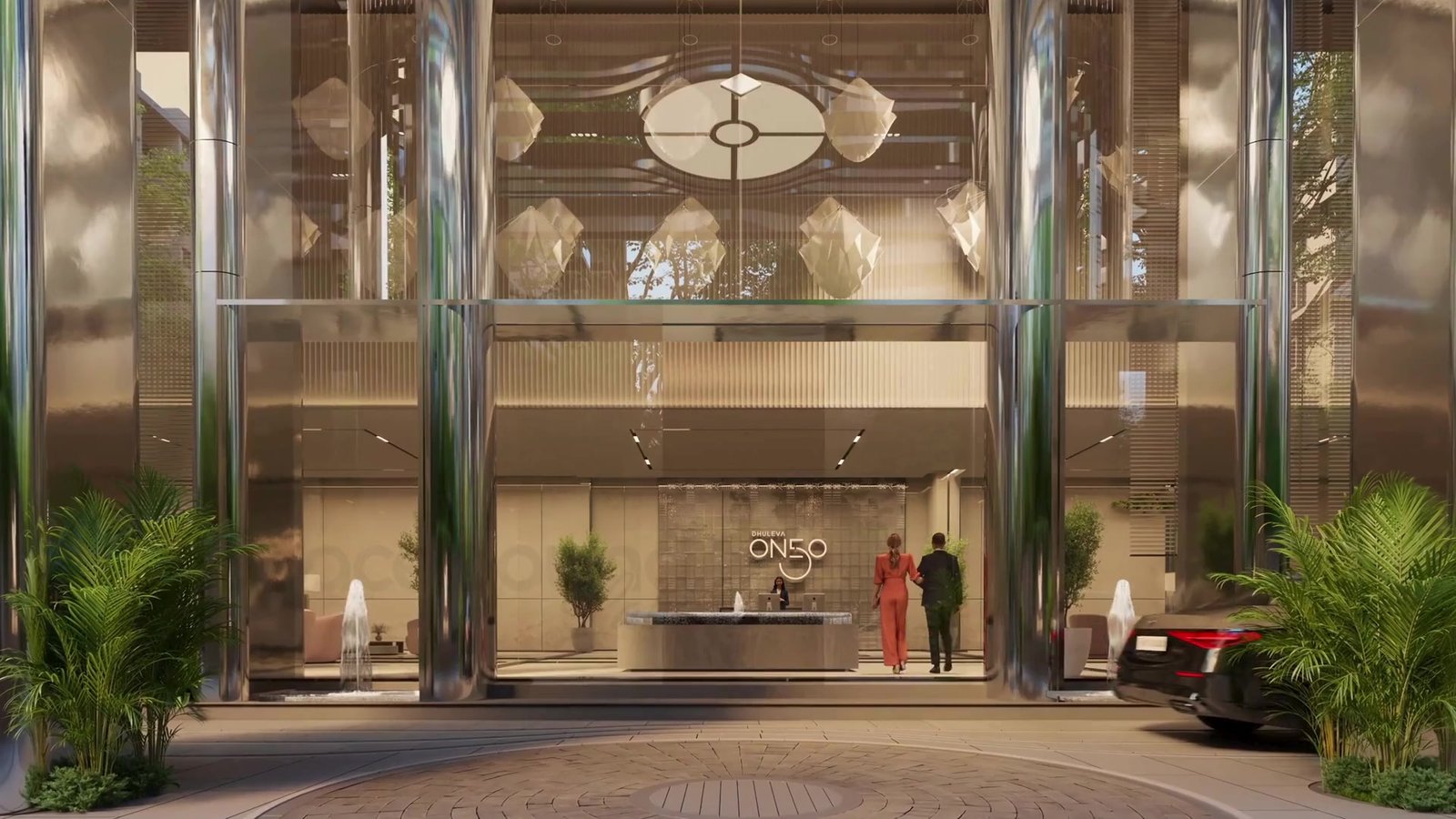 Dhuleva One50 lobby arrival