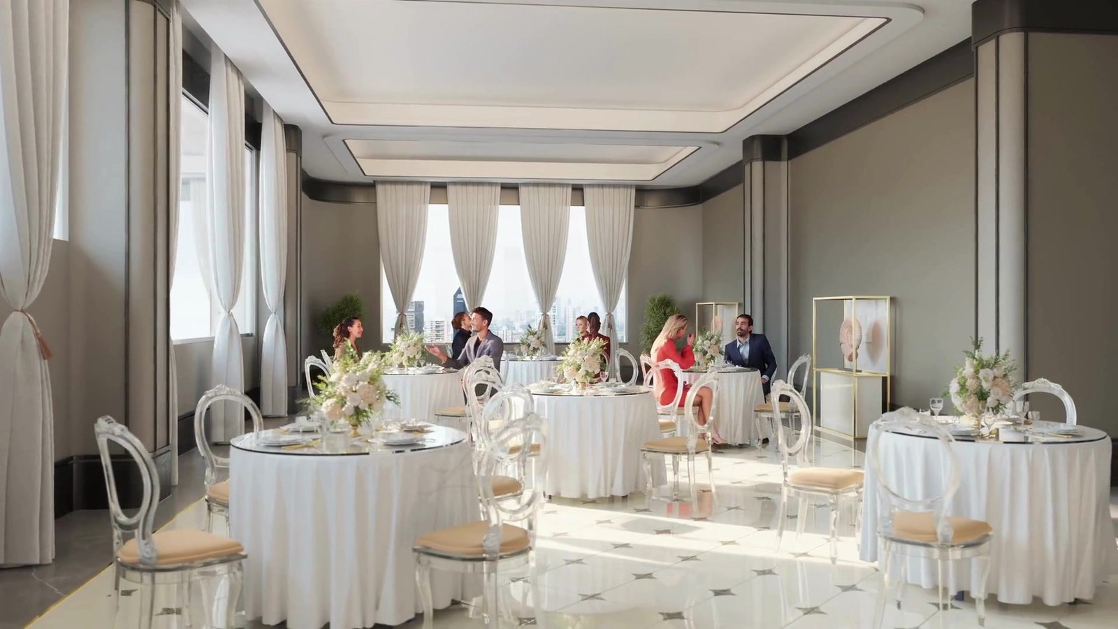 Residents lounge and banquet hall