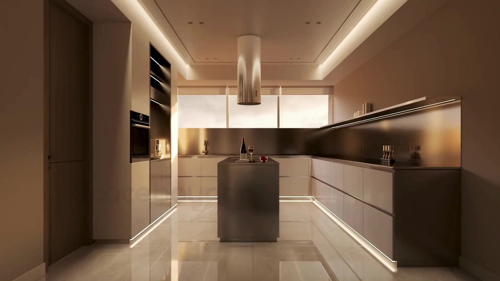 Duplex residence — kitchen